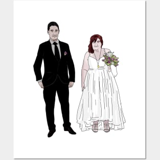 Danielle and Mohammed - wedding - 90 day fiance Posters and Art